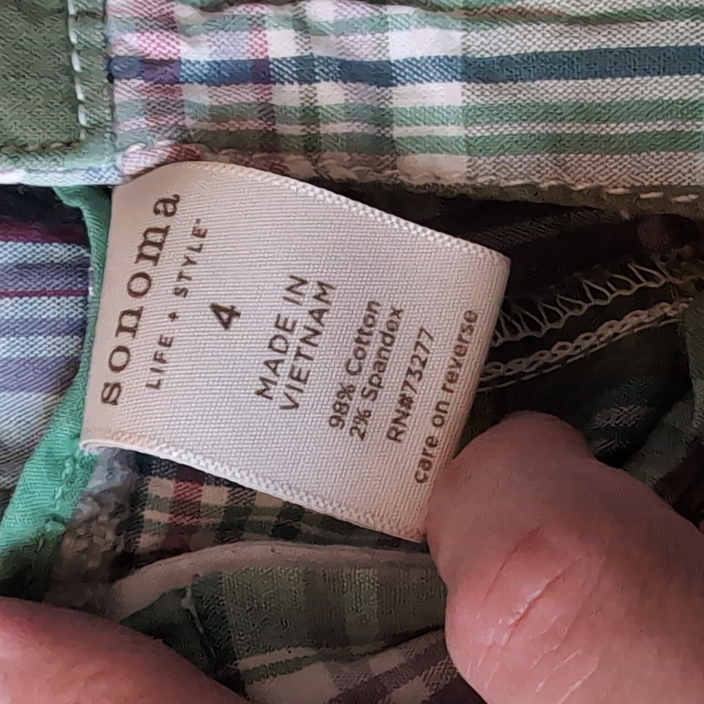 Sonoma Women's Plaid Shorts - Picture 5 of 10